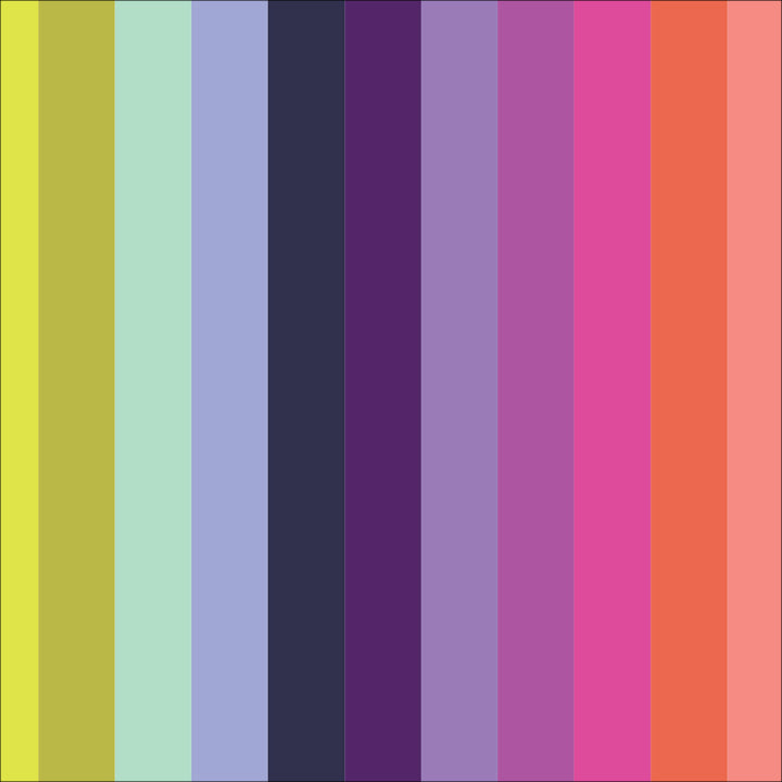 Smooth Sailing quilting fabric, part of the Floral Reef fabric collection by Tula Pink (SKU: PWTP271.DEEPDIVE)