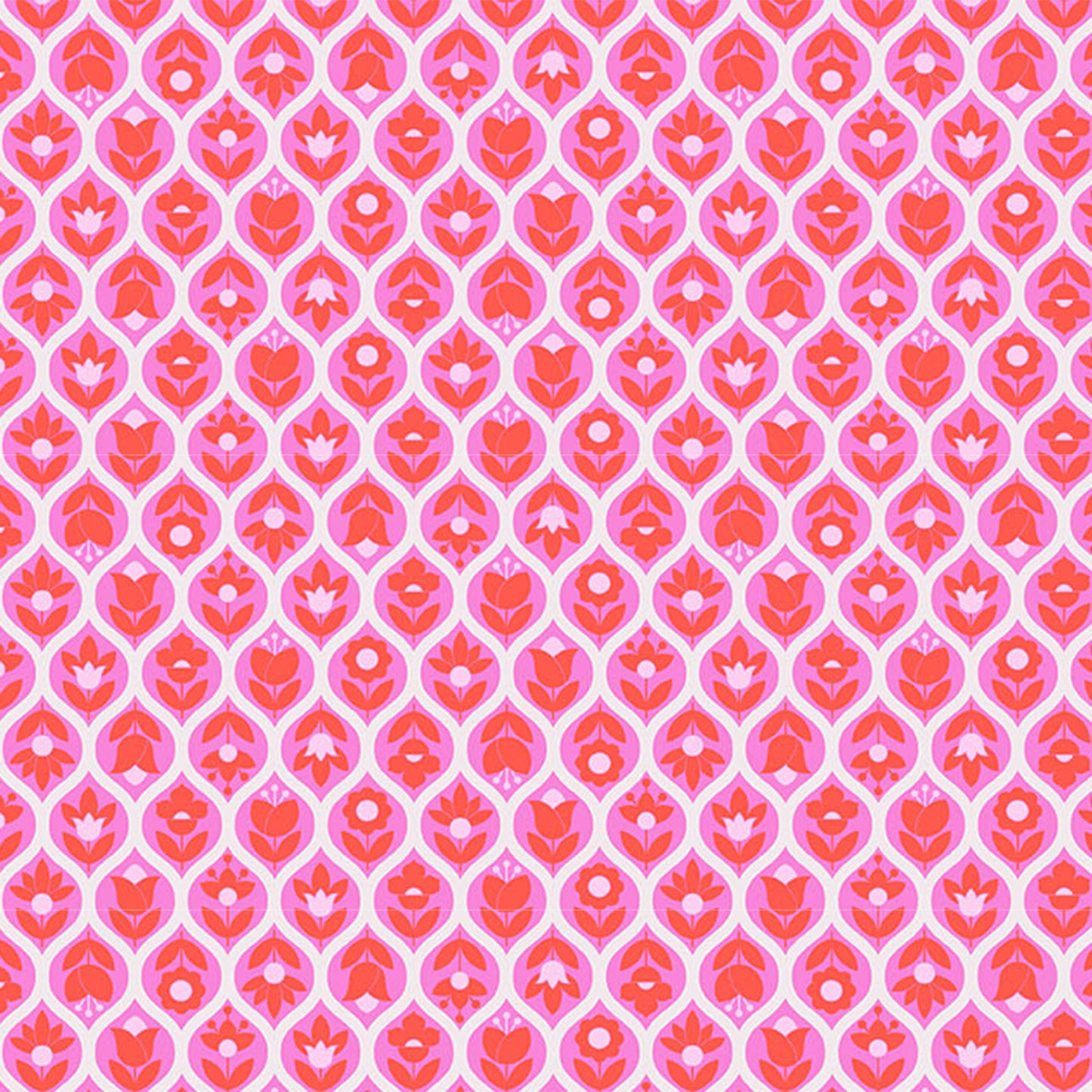 Beg Your Garden Wild Orchid quilting fabric, part of the Legendary fabric collection by Tula Pink (SKU: PWTP288.WILDORCHID)