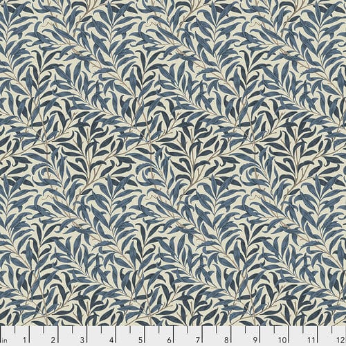 Willow Boughs in Navy quilting fabric, part of the Original Morris & Co fabric collection (SKU: PWWM030.NAVY)