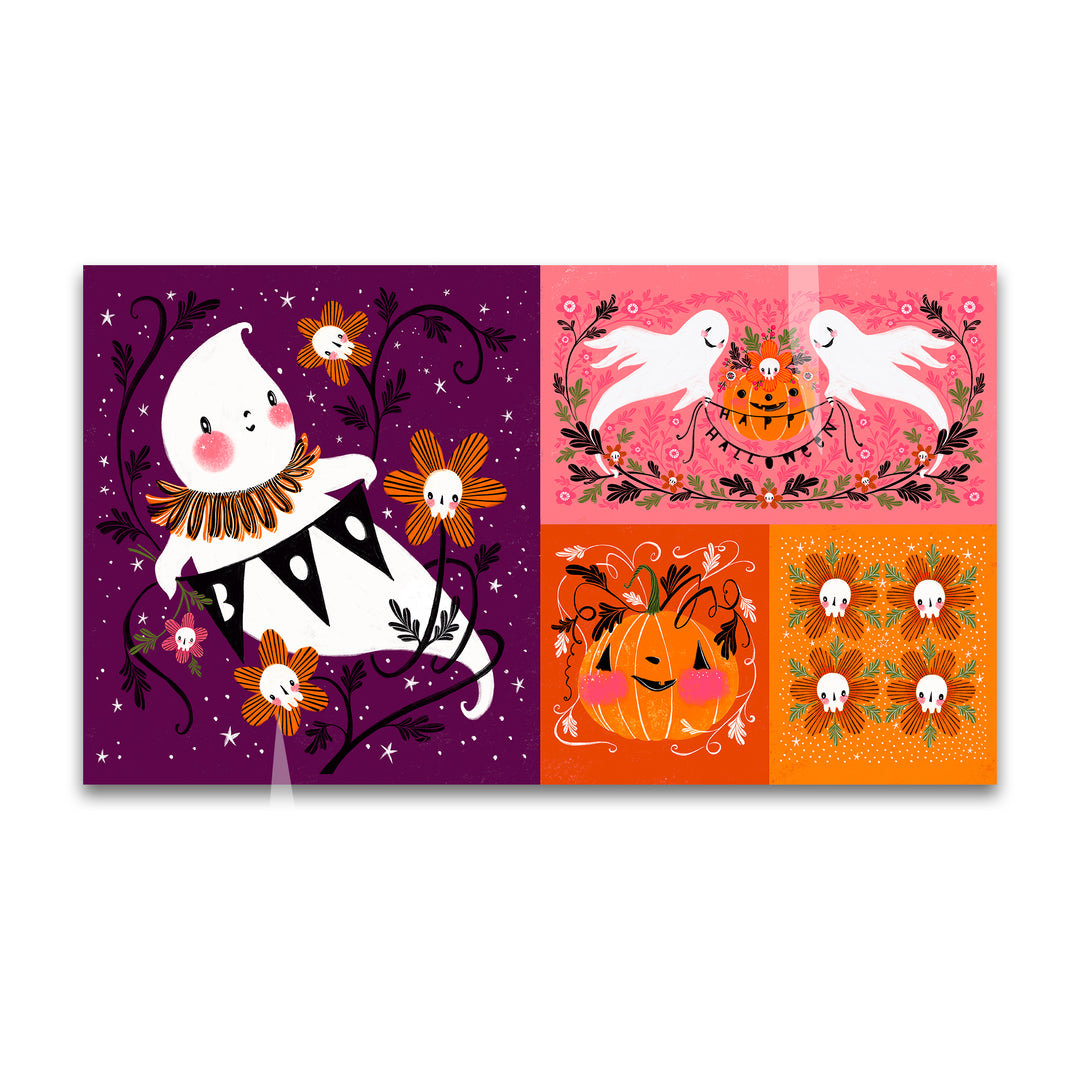 PREORDER - Ghostly Greetings - WOF X 25" Panel - Cori Dantini - PWCD109.XPANEL