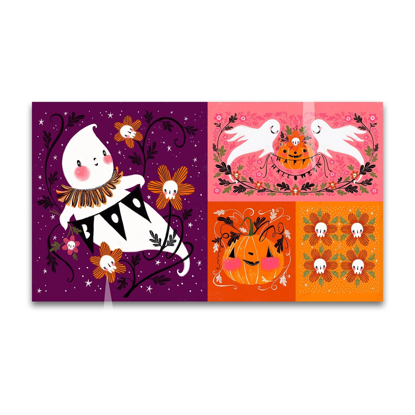 Ghostly Greetings - WOF X 25" Panel - Cori Dantini - PWCD109.XPANEL