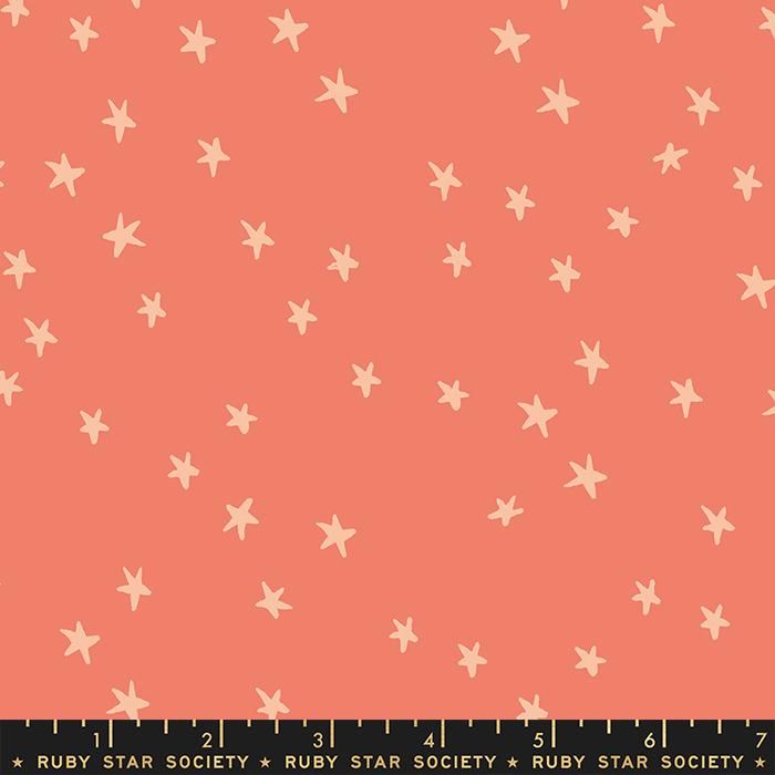 Starry - Starry in Papaya - RS4109 54 - Half Yard