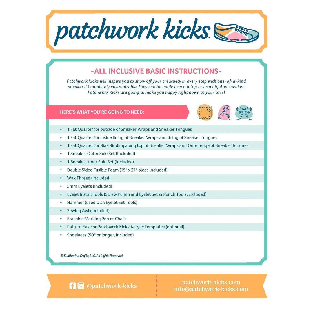 Patchwork Kicks - All Inclusive Sneaker Kit (Preorder)
