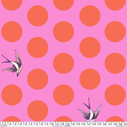 True Colors - 108" Free Fall in Honey - Tula Pink - QBTP018.HONEY -Backing Fabric