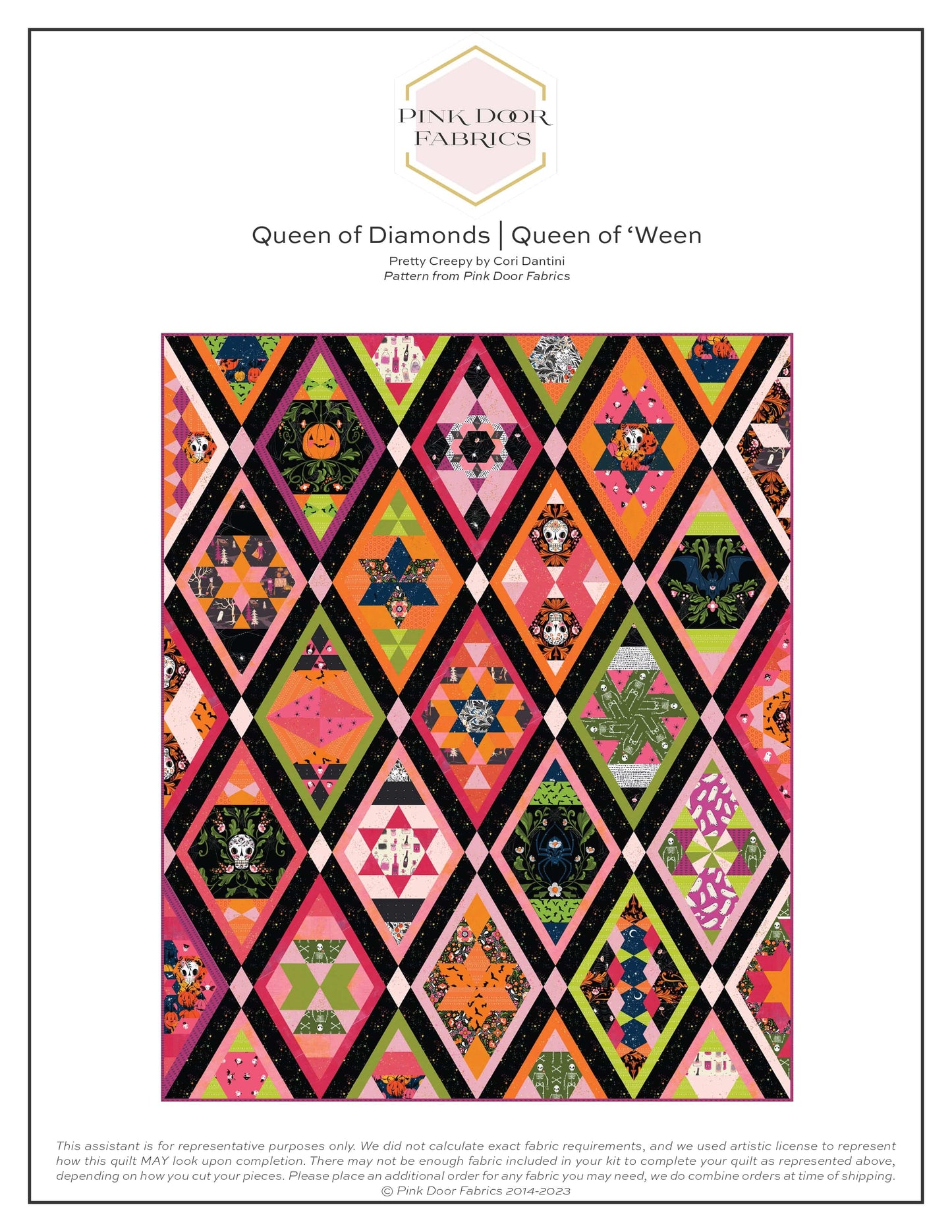 Queen of Diamonds - Queen of 'Ween Pattern Addendum