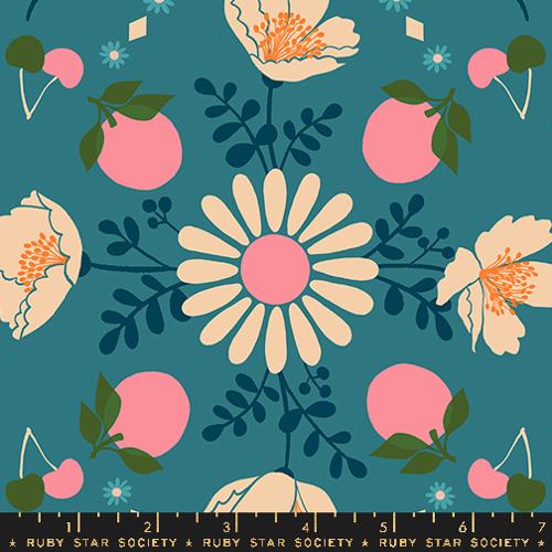 PREORDER - Juicy - Poppy Garden in Storytime - Melody Miller - RS0085 13 - Half Yard