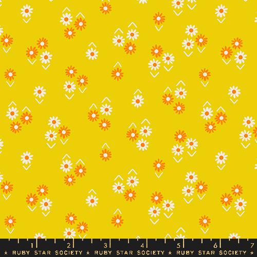PREORDER - Juicy - Baby Flowers in Golden Hour - Melody Miller - RS0092 13 - Half Yard