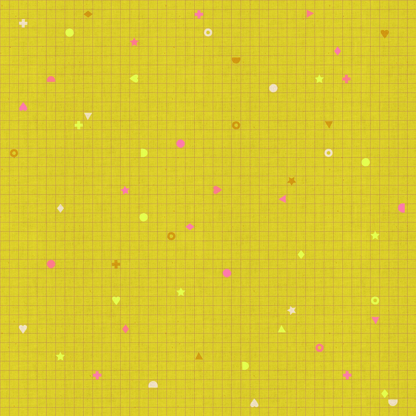 Power Grid in Citron quilting fabric, part of the Lofi Linens fabric collection by Rashida Coleman Hale (SKU: RS1135 13CL)
