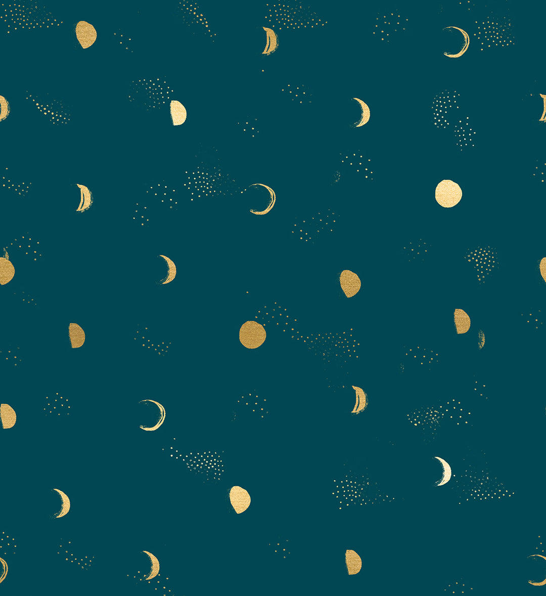 Firefly - Moon Phase in Galaxy - RS2073 13M - Half Yard
