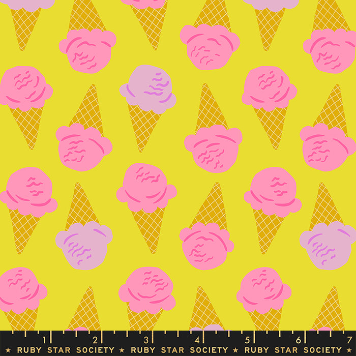 Sugar Cone - Sugar Cone in Citron - RS3062 11 - Half Yard