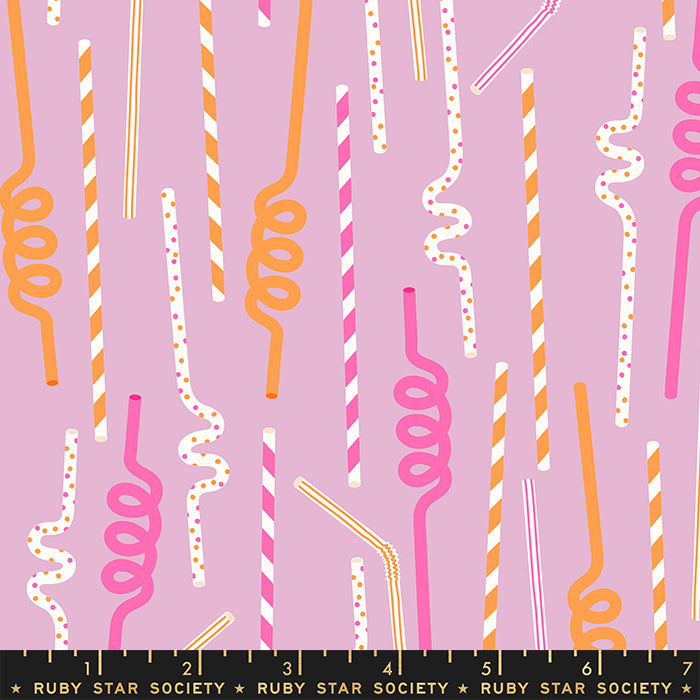 Sugar Cone - Straws in Macaron - RS3064 14 - Half Yard