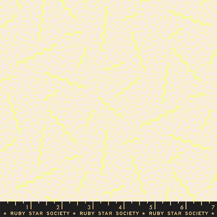 Sugar Cone - Ripple in Neon Yellow - RS3067 12 - Half Yard