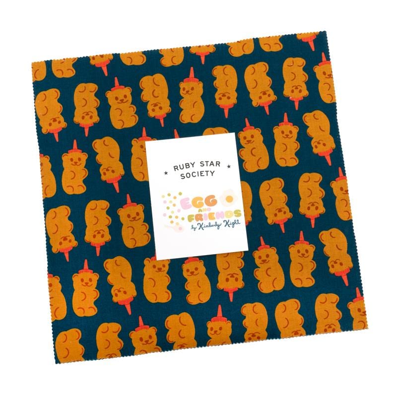 Egg and Friends 10-Inch Layer Cake by Ruby Star Society, 42 Pieces (Preorder)