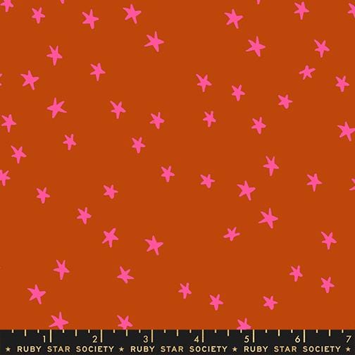 Starry in Cayenne by Alexia Abegg, Half Yardage