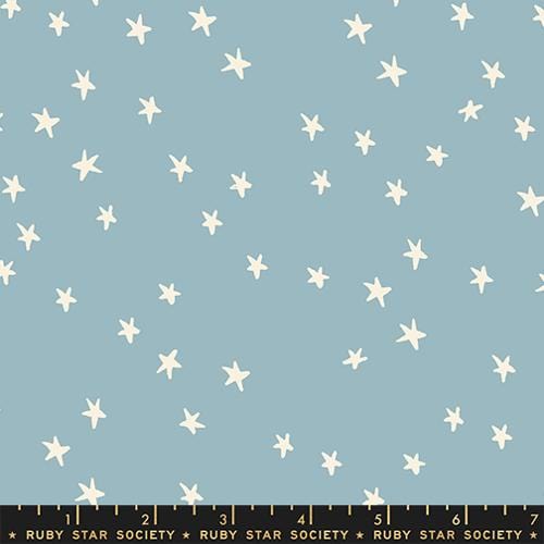 Starry in Soft Blue by Alexia Abegg, Half Yardage