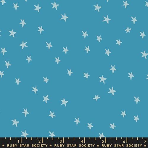 Starry in Vintage Blue by Alexia Abegg, Half Yardage