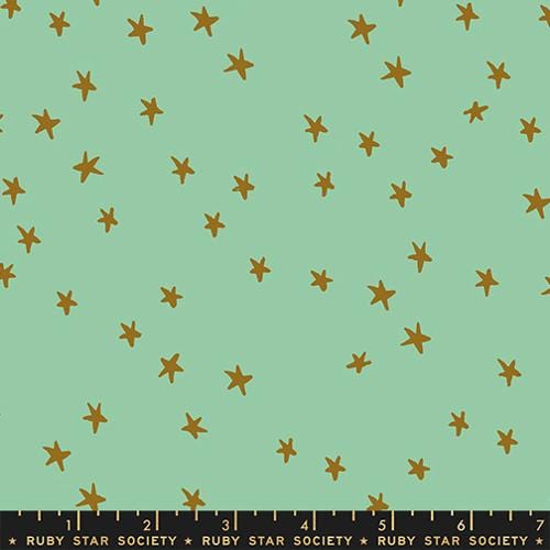 Starry in Moss by Alexia Abegg, Half Yardage
