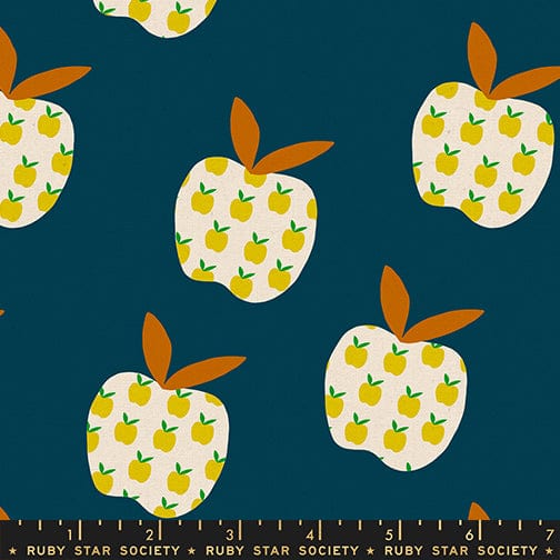 Big Apple Canvas in Galaxy, part of the Mystic Fable fabric collection by Alexia Abegg (SKU: RS4152 17L)
