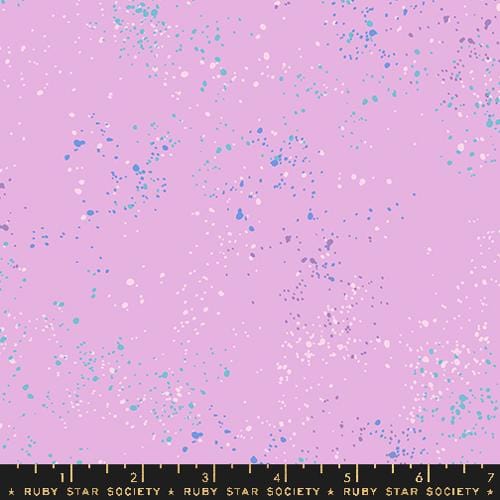 Cotton quilting fabric pattern called 'Macaron'. Part of the 'Speckled' fabric collection. Designed by Rashida Coleman Hale for fabric company Ruby Star Society. SKU: RS5027 118. 44-45 inch width.