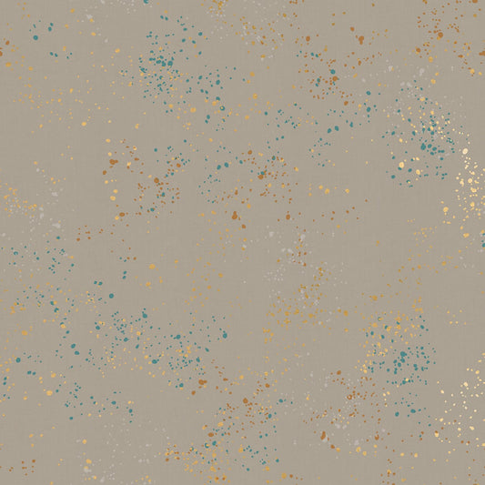 Speckled Metallic in Wool quilting fabric, part of the Speckled fabric collection from Ruby Star Society (SKU: RS5027 76M)