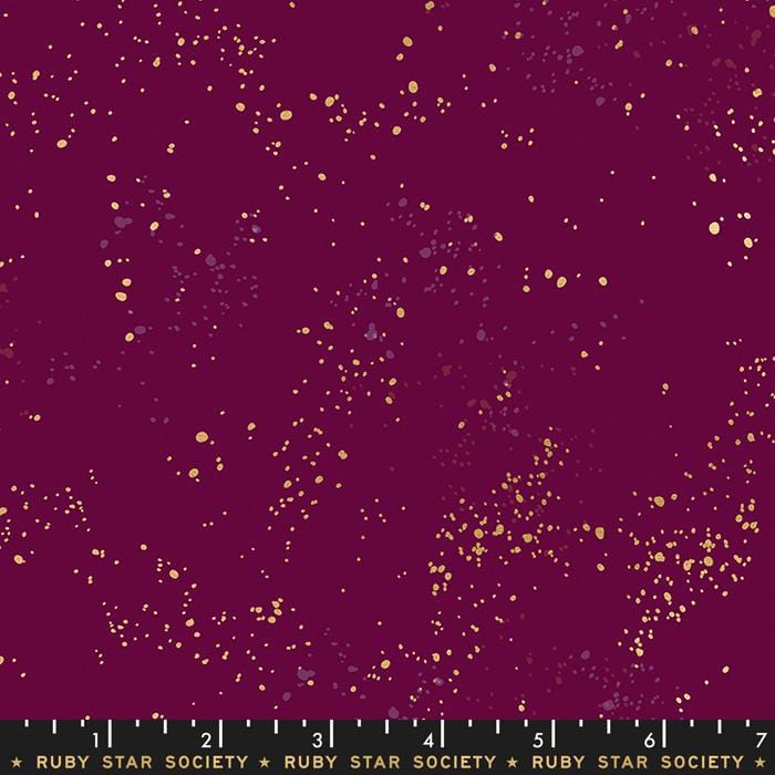 Speckled Metallic Purple Velvet quilting fabric, part of the Speckled fabric collection from Ruby Star Society (SKU: RS5027 73M)
