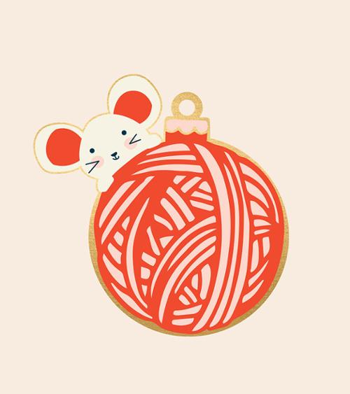 Ruby Star Society - Mouse Holiday Ornament - RS7062