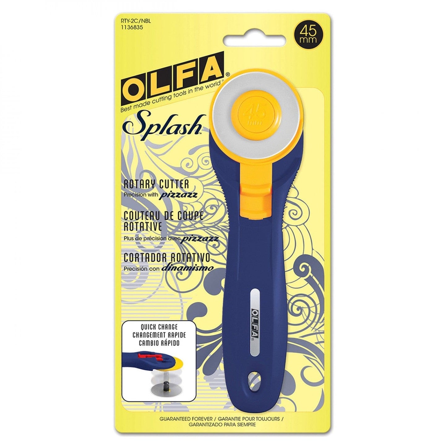 Olfa - Splash Rotary Cutter 45mm - Navy