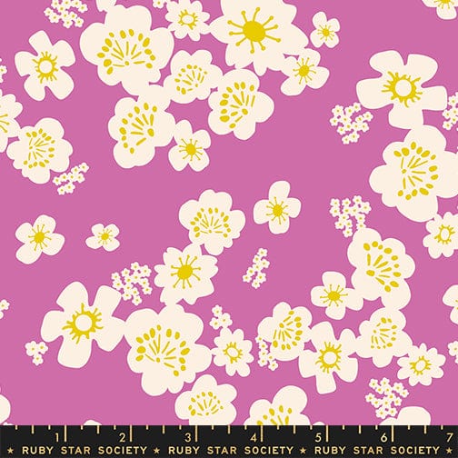 Hana in Heliotrope quilting fabric, part of the Paper Cuts 2 fabric collection by Rashida Coleman Hale (SKU: RS1110 15)