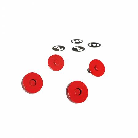 Sassafras Lane - 3/4" Magnetic Snaps - Red