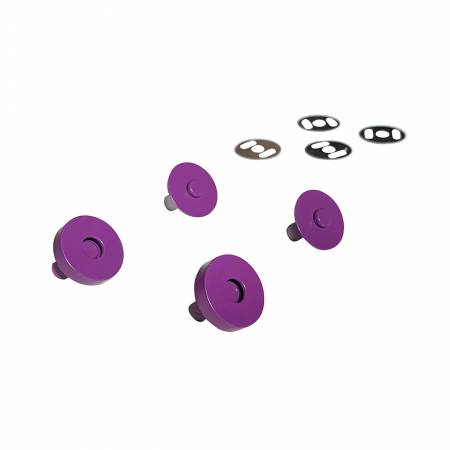 Sassafras Lane - 3/4" Magnetic Snaps - Purple