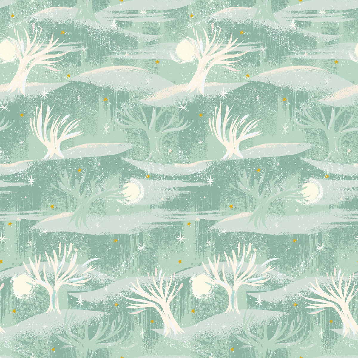 Carol - The End in Pistachio Sparkle - Jill Howarth - SC19054-PISTACHIO - Half Yard (Preorder)