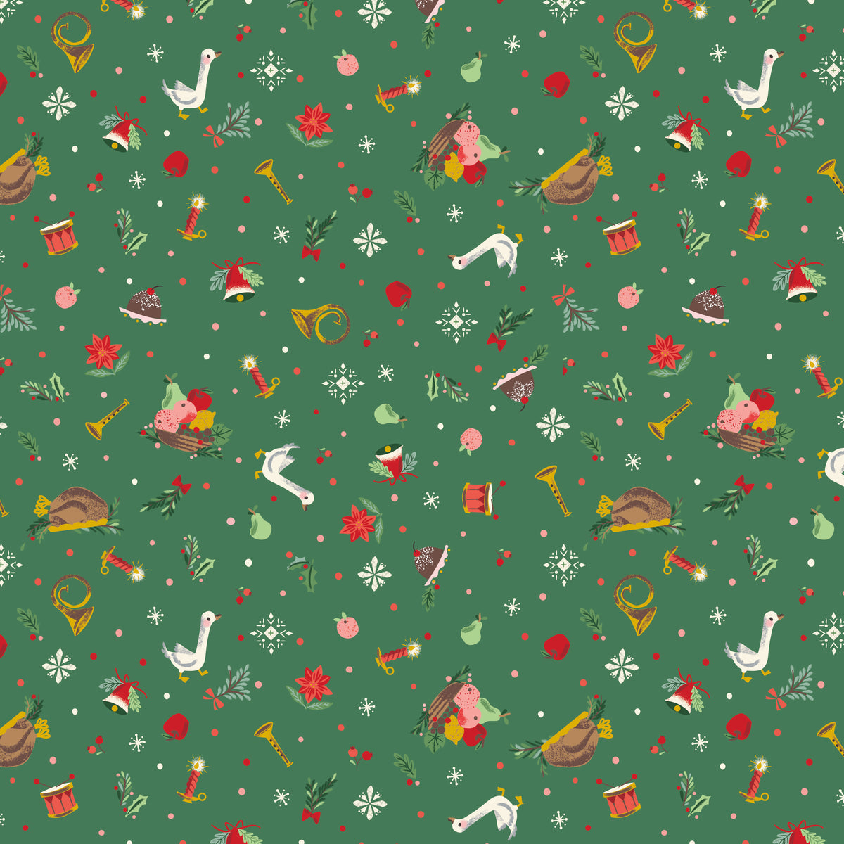 Carol - Wonderful Pudding in Cactus Sparkle - Jill Howarth - SC19057-CACTUS - Half Yard (Preorder)