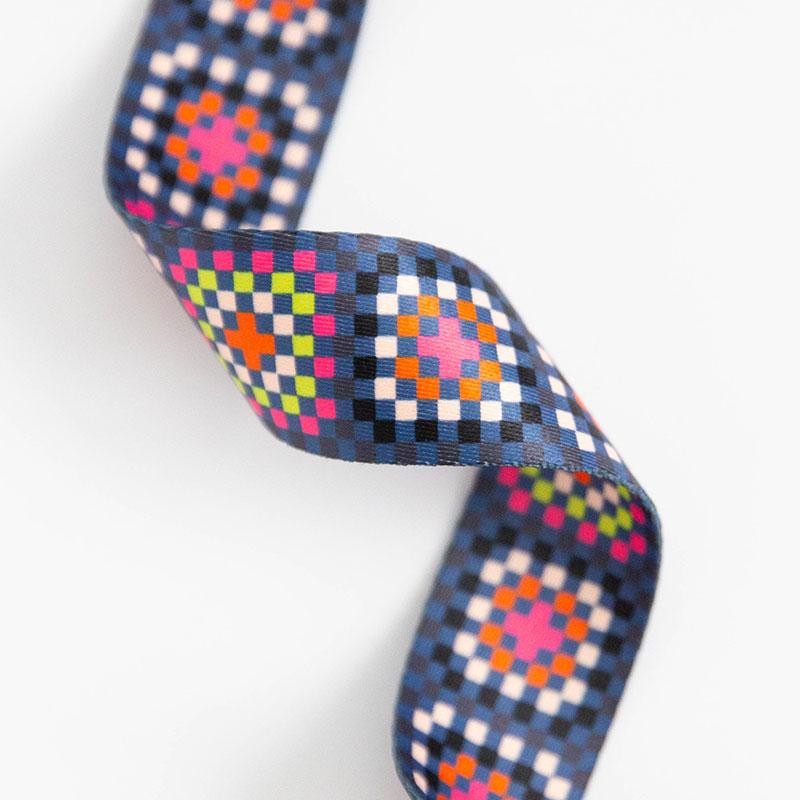 Stitch Supply Co - 1.5" Granny Square in Night Webbing - SSCWEB 30 - One Yard