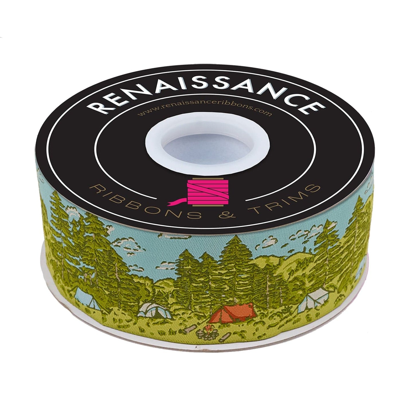 Renaissance Ribbons - Bucolic in Sky - 2" Width - The Great Outdoors by Stacy Iest Hsu - One Yard