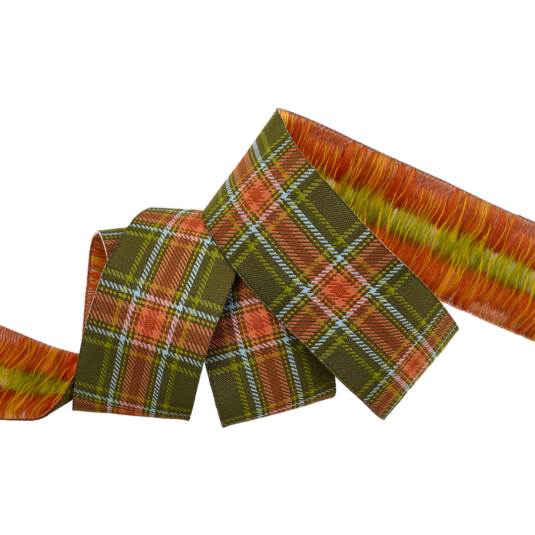 PREORDER - Renaissance Ribbons - Plaid Perfection in Moss - 1-1/2" Width - The Great Outdoors by Stacy Iest Hsu - One Yard