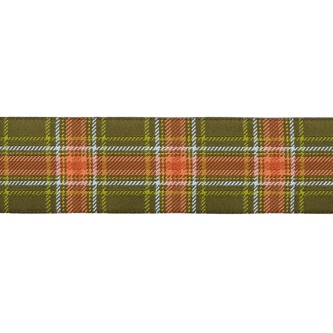 Renaissance Ribbons - Plaid Perfection in Moss - 1-1/2" Width - The Great Outdoors by Stacy Iest Hsu - One Yard
