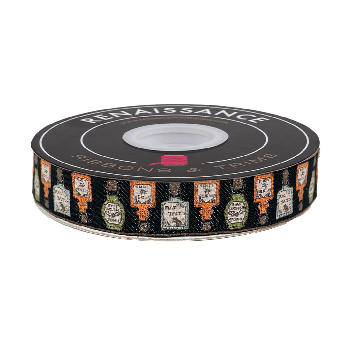 Home Sweet Haunt - Potions and Poisons - 7/8" width - by Stacy Iest Hsu - One Yard