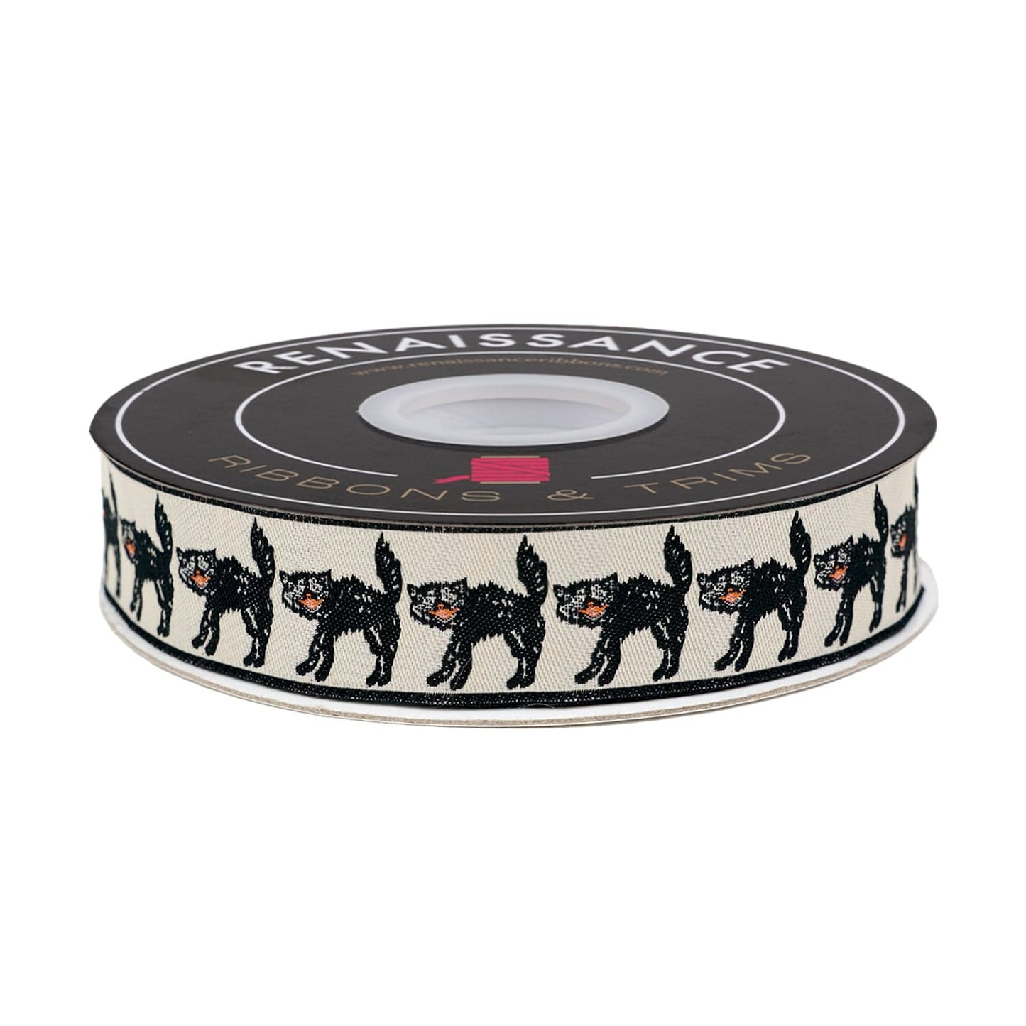 Home Sweet Haunt - Spooky Cat - 7/8" width - by Stacy Iest Hsu - One Yard