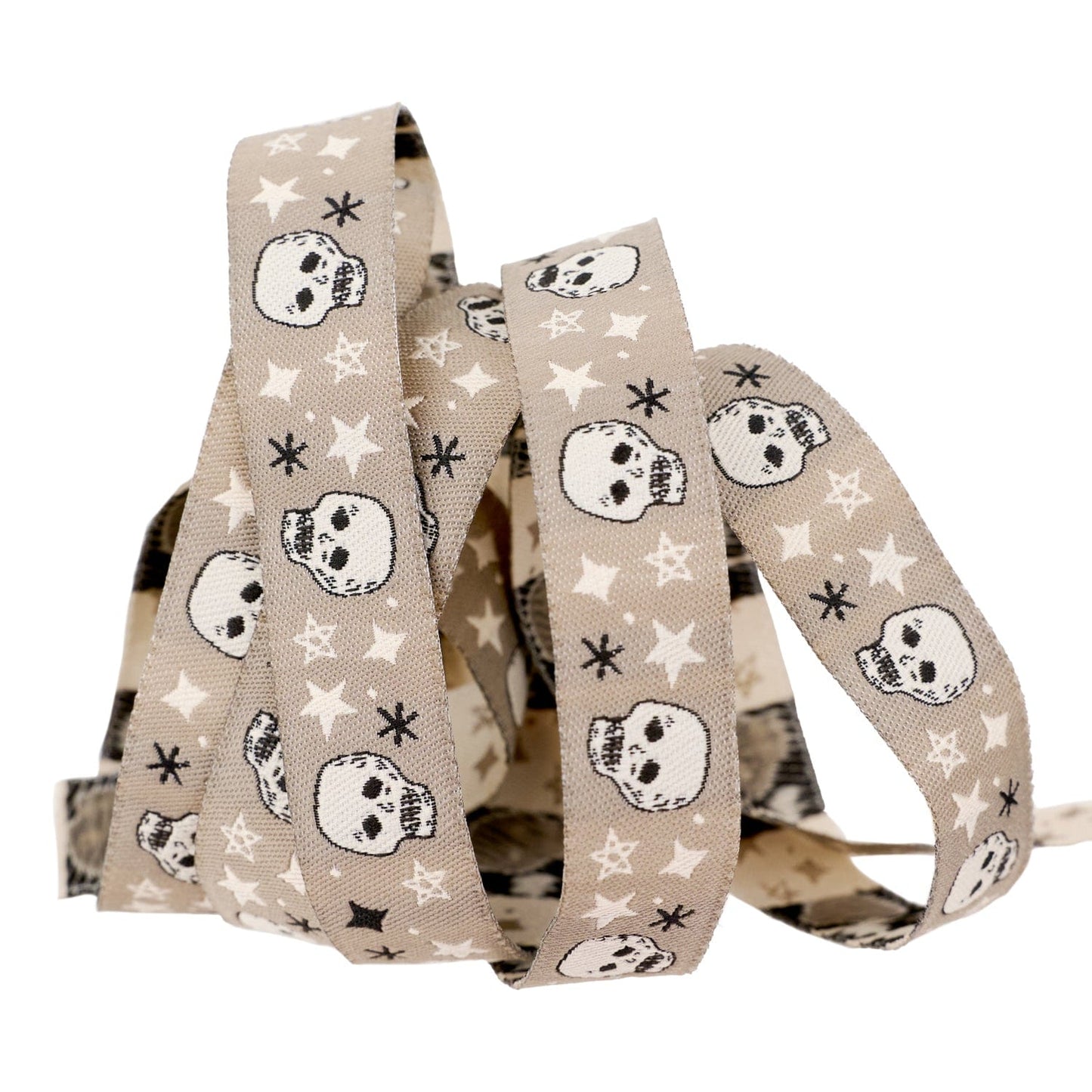 Home Sweet Haunt - Spooky Skulls - 5/8" width - by Stacy Iest Hsu - One Yard
