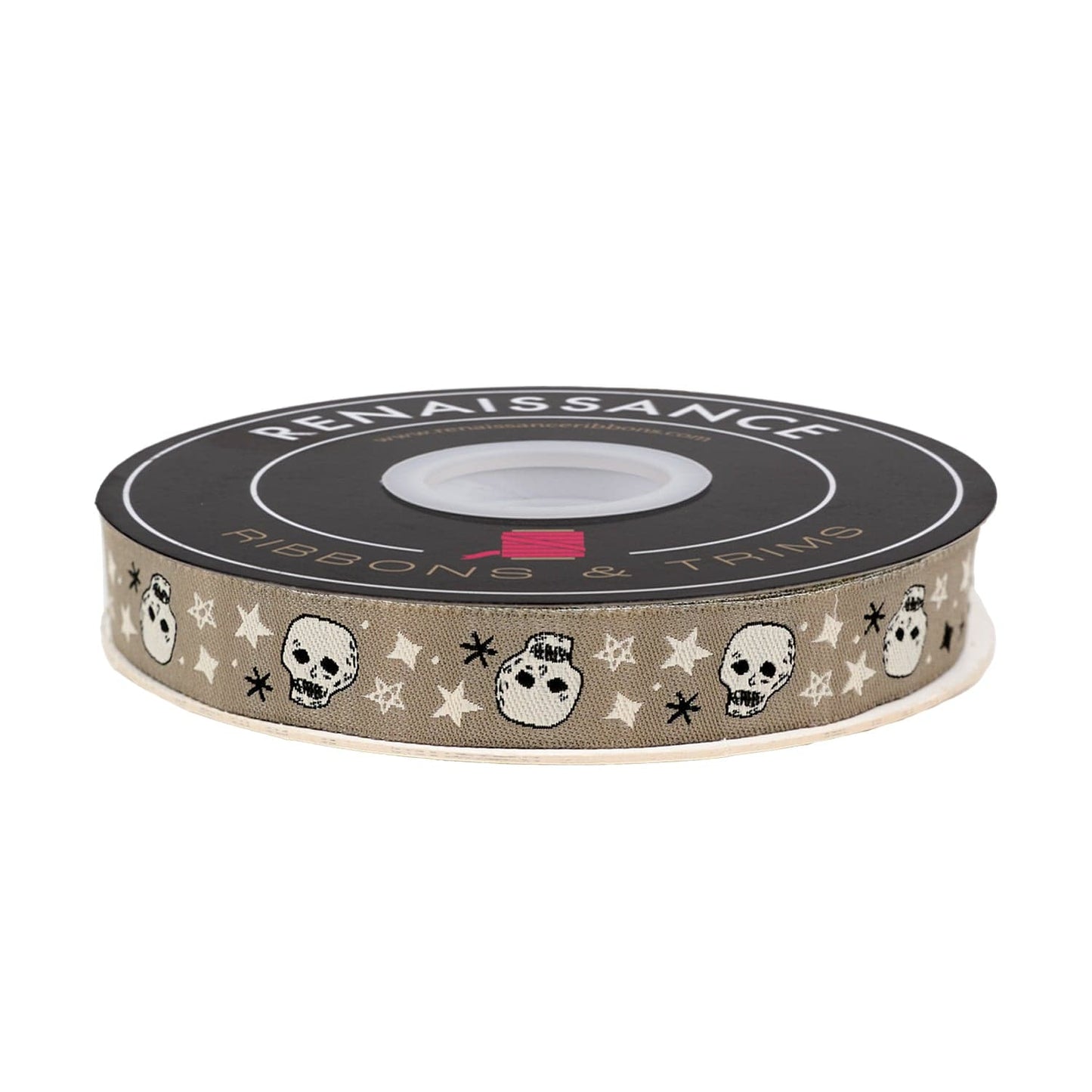 Home Sweet Haunt - Spooky Skulls - 5/8" width - by Stacy Iest Hsu - One Yard