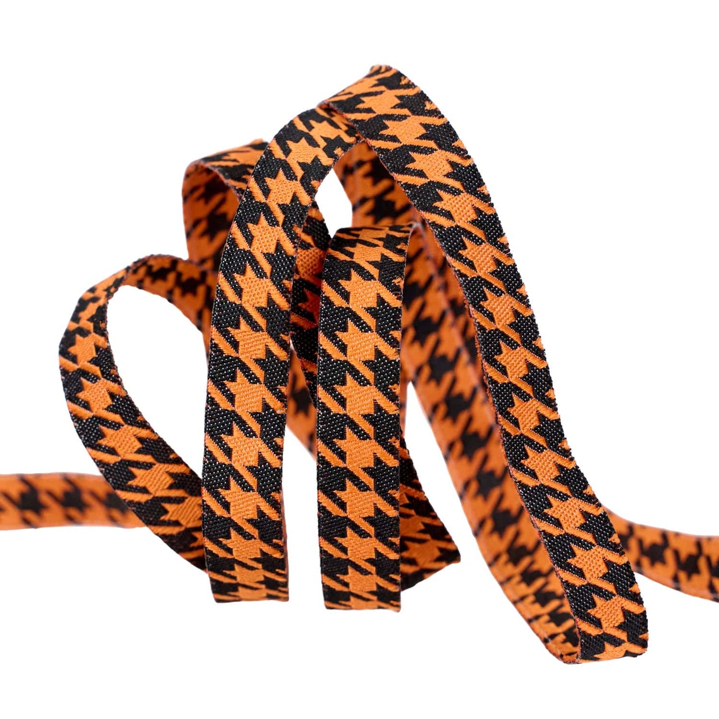 Home Sweet Haunt - Hounds Tooth in Pumpkin - 3/8" width - by Stacy Iest Hsu - One Yard