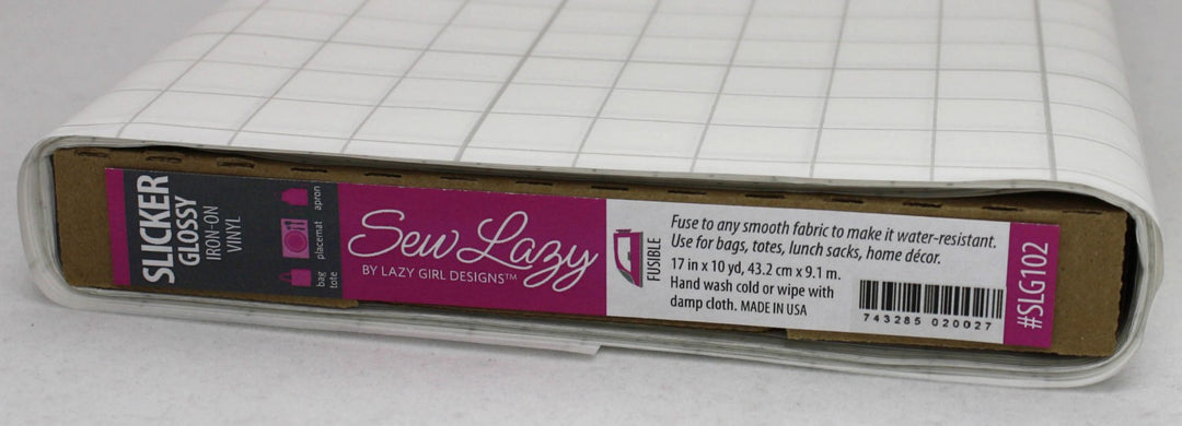 Sew Lazy - Slicker - Glossy Iron-On Vinyl - SLG102 - 17" x Half Yard
