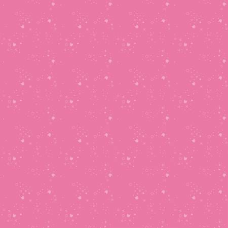 Cotton quilting fabric pattern called 'Kitty Litter Blender in Ballet'. Part of the 'Lazy Sunday' fabric collection. Designed by Pammie Jane Collection for fabric company Dear Stella. SKU: ST-DPJ3000BALLET. 44-45 inch width.