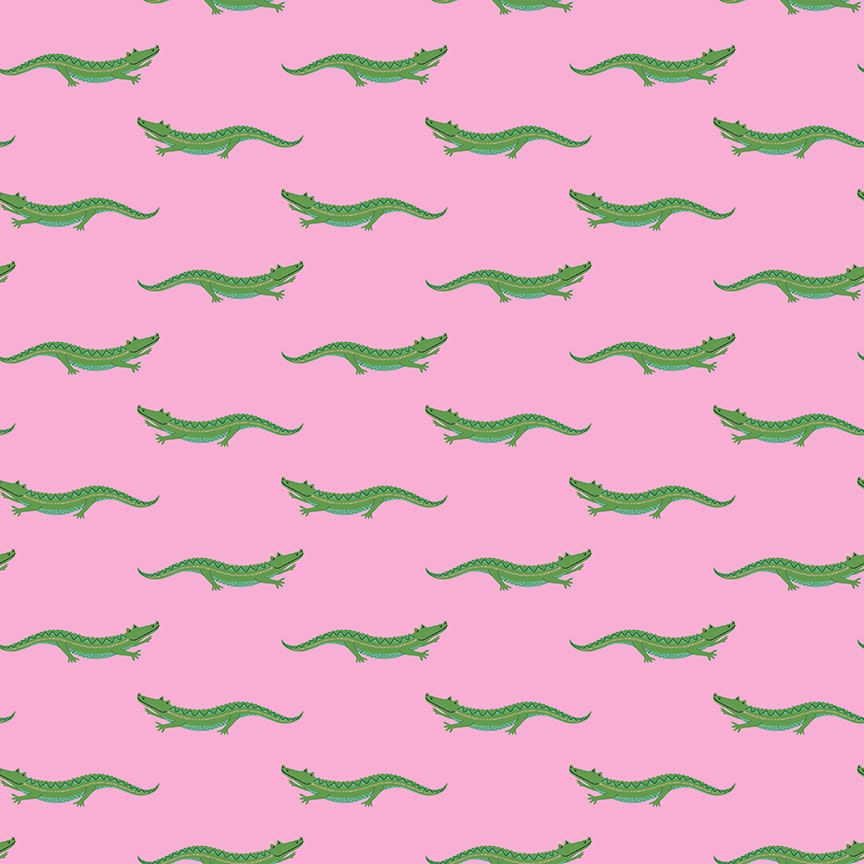 PREORDER - Croc My World - Pink - ST-D2603PINK - Half Yard