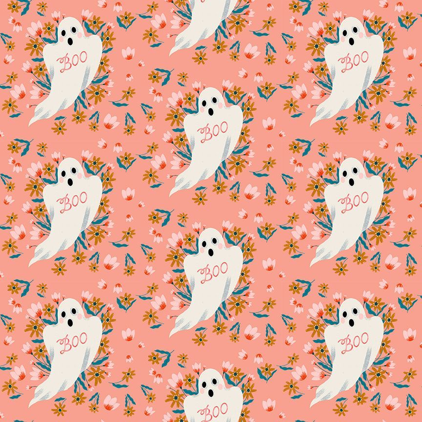 Boo! - Boo in Papaya - ST-DFG2460PAPAYA - Half Yard