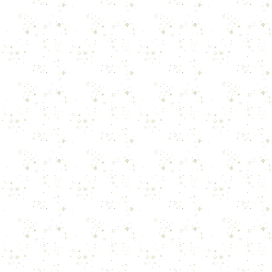 Cotton quilting fabric pattern called 'Blender in Neutral'. Part of the 'Kitty Litter' fabric collection. Designed by Dear Stella for fabric company Dear Stella. SKU: STELLA-DPJ3000 NEUTRAL. 44-45 inch width.