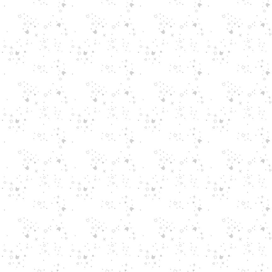 Cotton quilting fabric pattern called 'Blender in Pebble'. Part of the 'Kitty Litter' fabric collection. Designed by Dear Stella for fabric company Dear Stella. SKU: STELLA-DPJ3000 PEBBLE. 44-45 inch width.