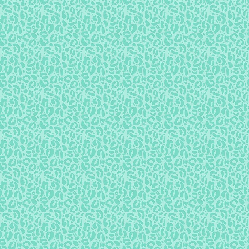 A closeup shot of the quilting fabric pattern called Wild, designed by Pammie Jane for Dear Stella, in the tide colorway. The SKU is STELLA-DPJ3031 TIDE.