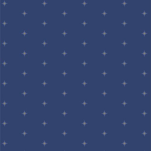 Shining Stardusk quilting fabric, part of the Starling fabric collection by Maureen Cracknell (SKU: STR88901)