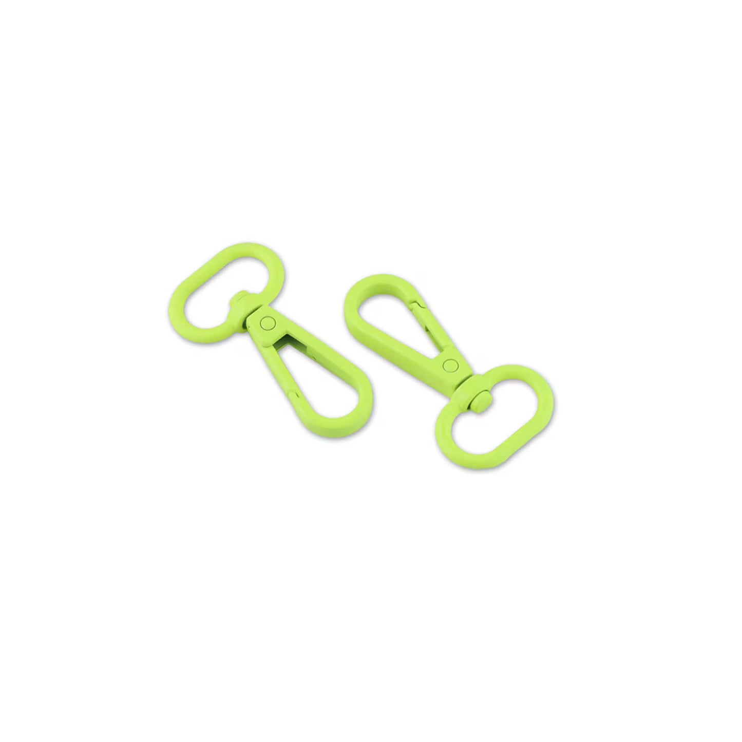 Tula Pink Neon Yellow ¾" Swivel Hooks x 2 by Sallie Tomato notions product photo SKU STS140NY